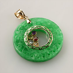 Greek-Key-color-stone-green-Jade-pendant