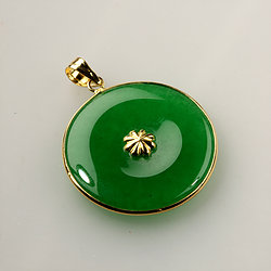 Genuine-Jadeite-Disc-Jade-pendant