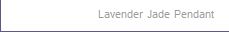 Lavender Jade Pendant