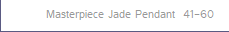 Masterpiece Jade Pendant  41-60