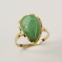 JADE RING: Green Jade Ring - Jade Shop
