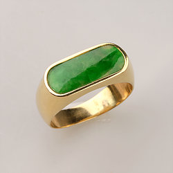 Jade Ring: Green Jade Ring - Jade Shop