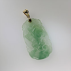 Mid-size Chinese Zodiac Jade Pendant