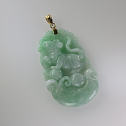 Large-size Chinese Zodiac Jade Pendant